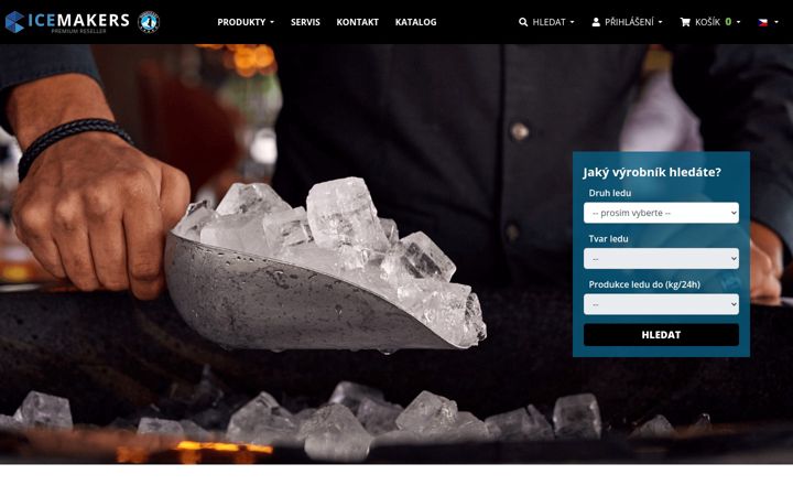 Screenshot of icemakers.cz