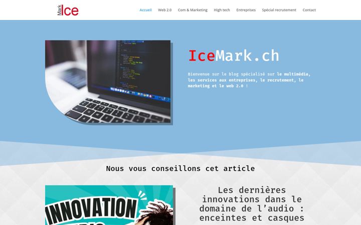 Screenshot of icemark.ch