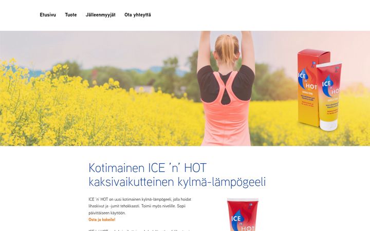 Screenshot of icenhot.fi