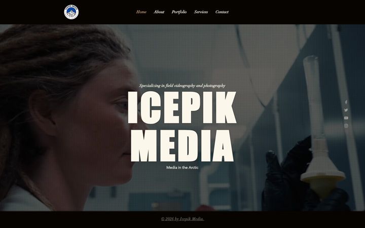 Snímek obrazovky icepikmedia.com