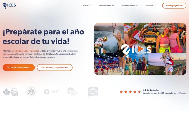 Screenshot of ices-spain.es