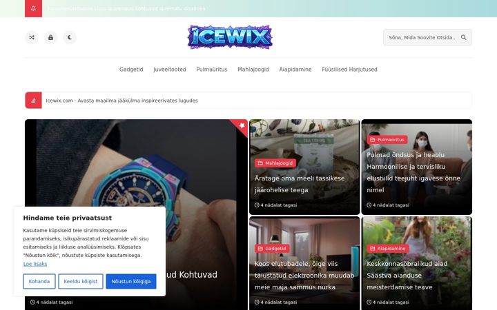 Captura de pantalla de icewix.com