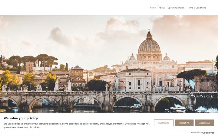 Screenshot of icexclusivetravel.com