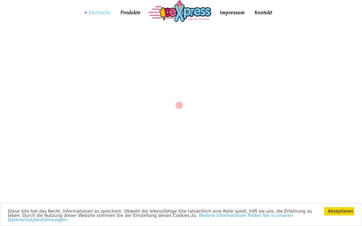 Screenshot of icexpress.de