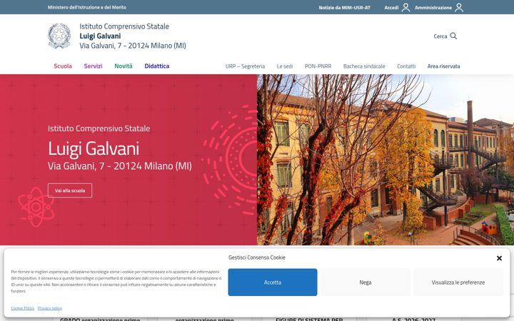 Screenshot of icgalvani.edu.it