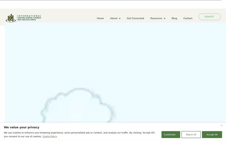 Screenshot of icgcpeterborough.com