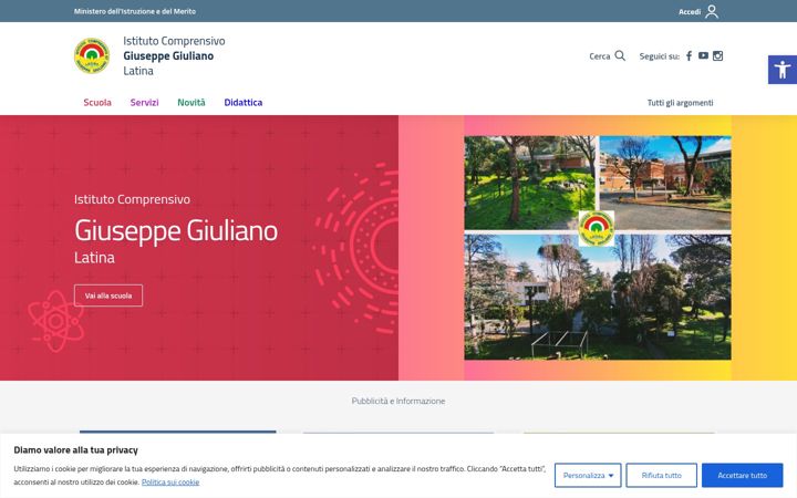 Screenshot of icgiuliano.edu.it