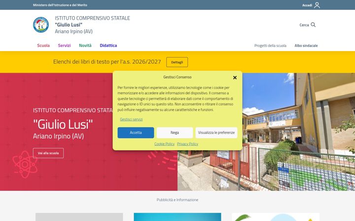 Screenshot of icgiuliolusi.edu.it