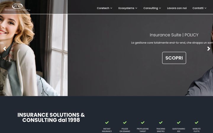 Screenshot of icgnet.it