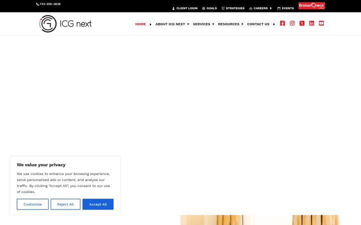 Screenshot of icgnext.com