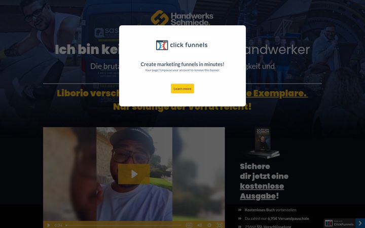 Screenshot of ich-bin-handwerker.de
