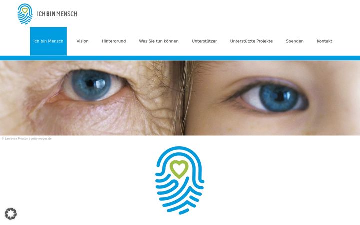 Screenshot of ich-bin-mensch.de