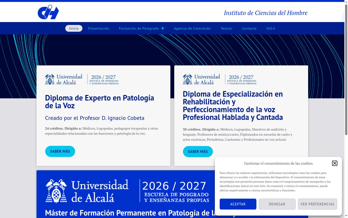 Screenshot του banner συγκατάθεσης που εμφανίστηκε πριν από οποιαδήποτε αλληλεπίδραση