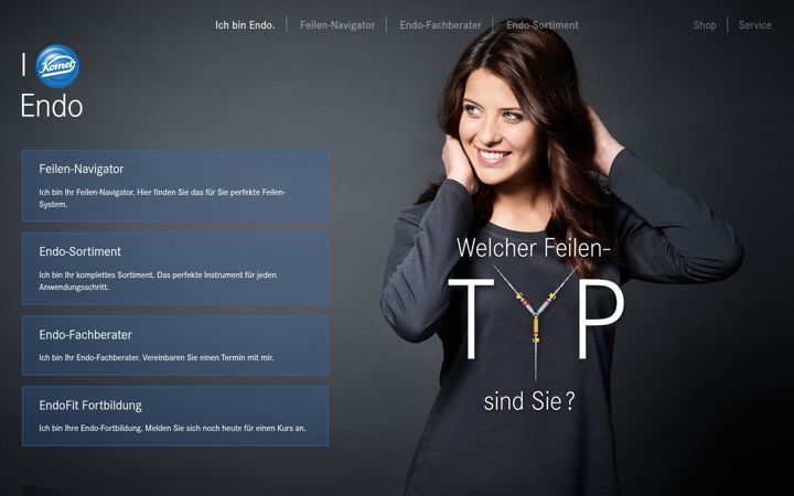 Screenshot of ichbinendo.de