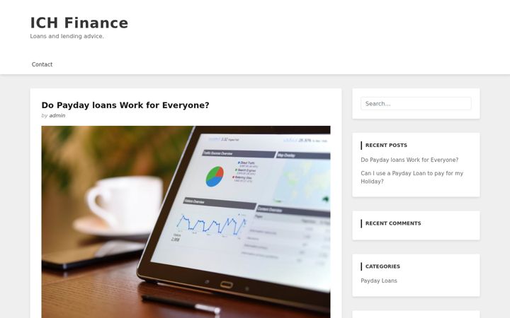 Screenshot of ichcainternational.co.uk