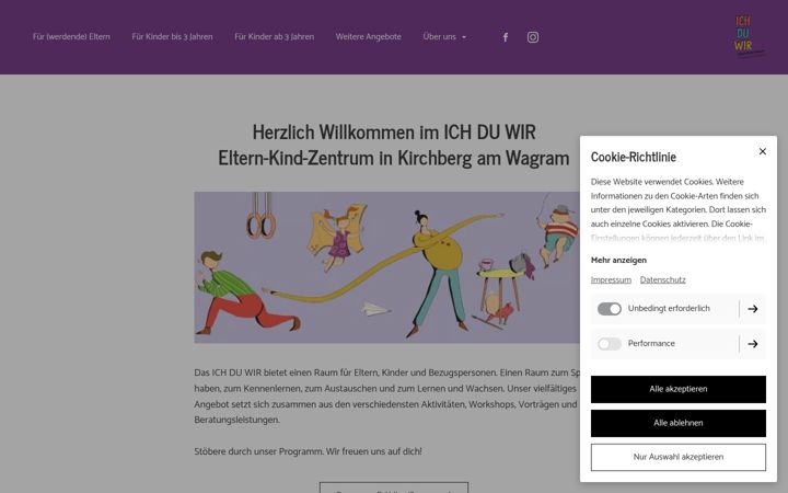 Screenshot of ichduwirkirchberg.at