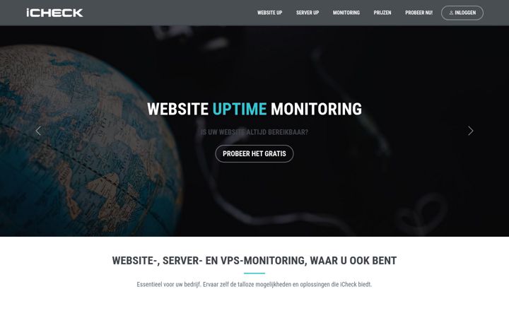 Screenshot of icheck.nl