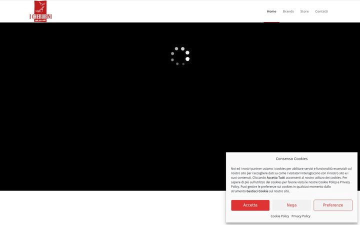 Screenshot of icherubiniabbigliamento.it