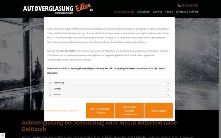 Screenshot of ichhabeeinescheibe.de