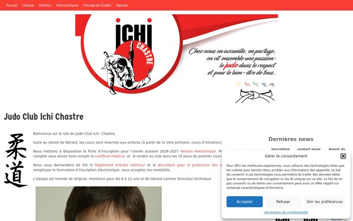 Screenshot of ichichastre.be