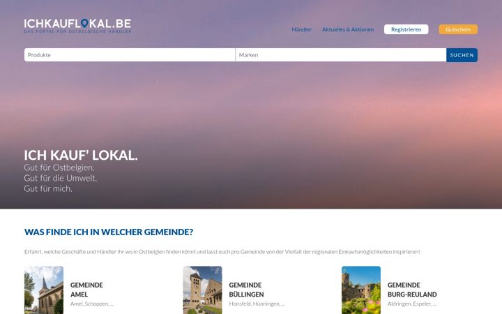 Screenshot of ichkauflokal.be
