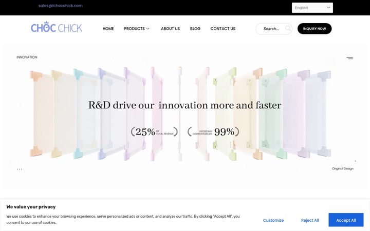 Screenshot of ichocchick.com