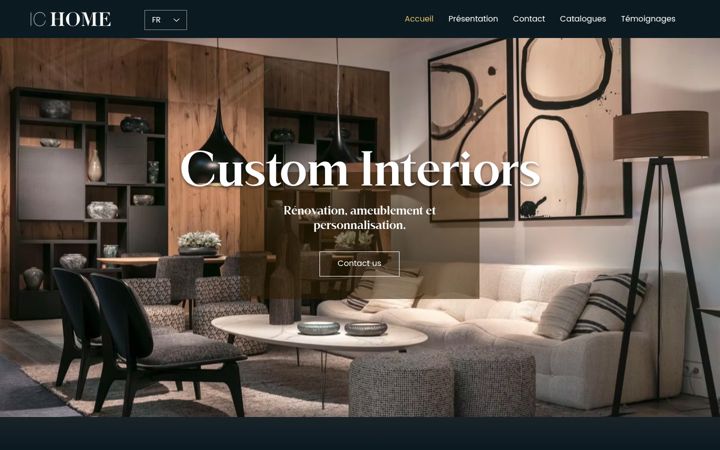 Screenshot of ichome.ch