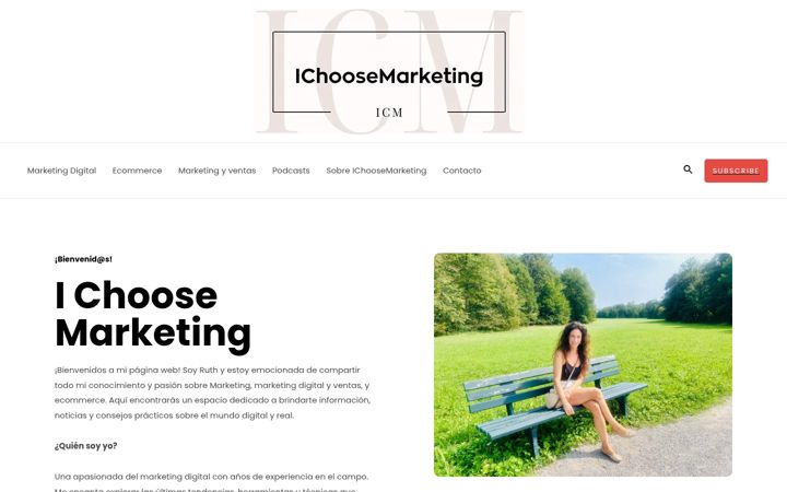 Screenshot of ichoosemarketing.com