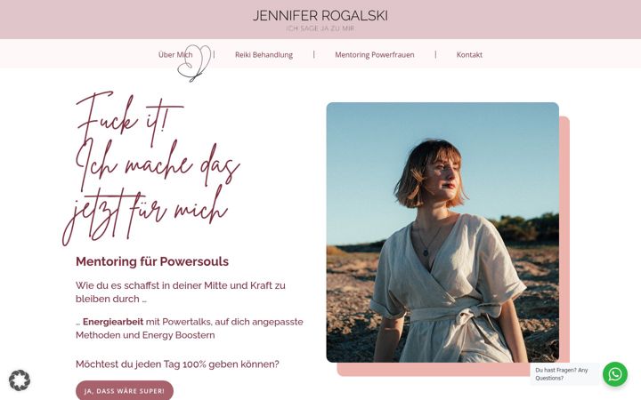 Screenshot of ichsagejazumir.de