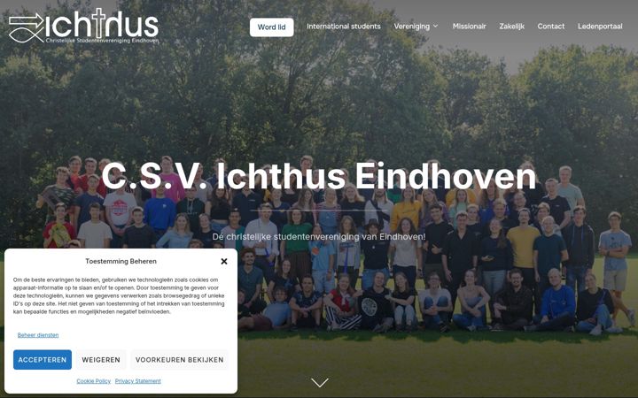 Screenshot of ichthuseindhoven.nl