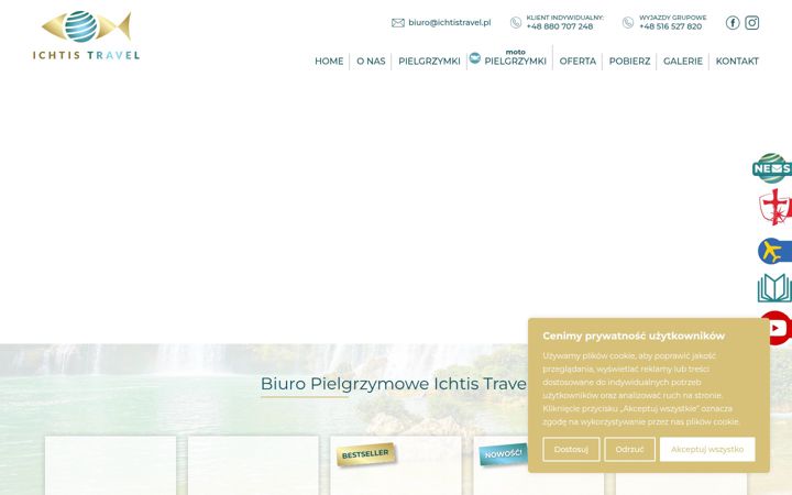 Screenshot of ichtistravel.pl