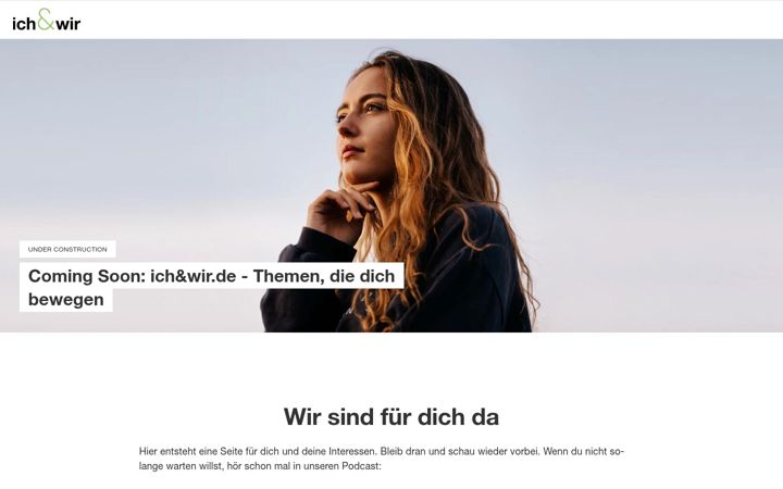 Screenshot of ichundwir.de