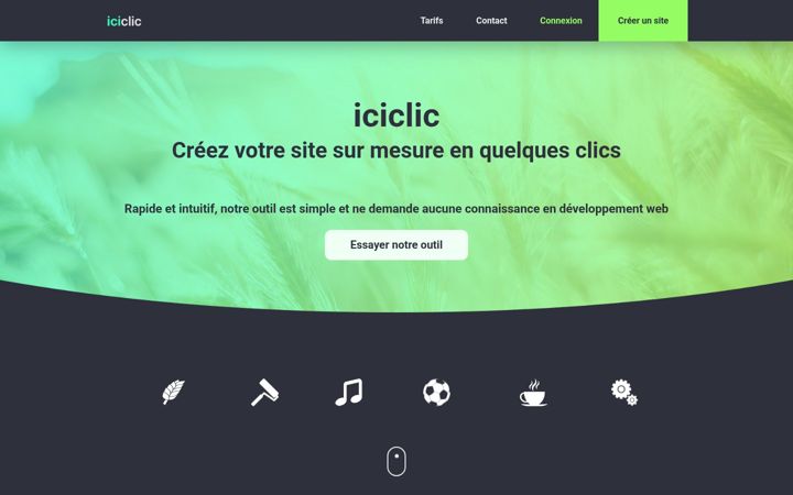 Screenshot of iciclic.com