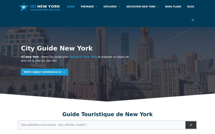 Screenshot von icinewyork.fr