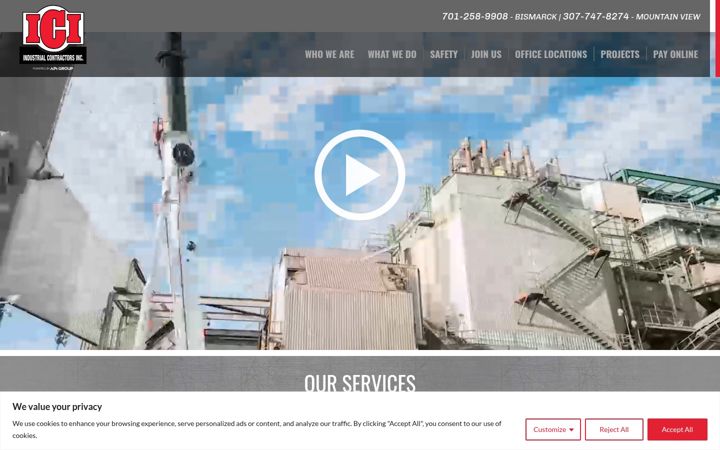 Screenshot of icinorthdakota.com