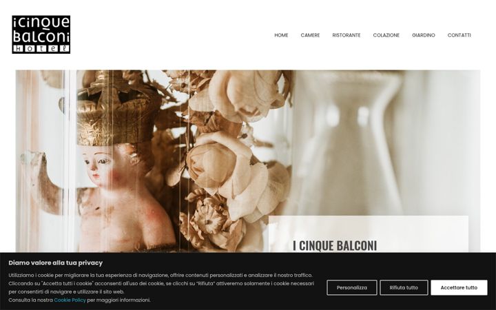 Screenshot of icinquebalconi.it