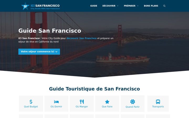 Skärmbild av icisanfrancisco.fr