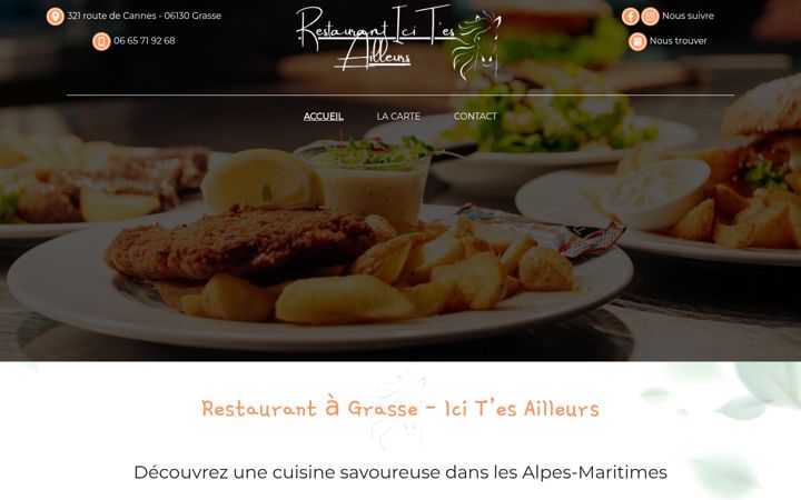 Screenshot of icitesailleurs.fr