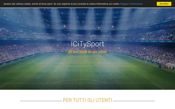 Screenshot of icitysport.com