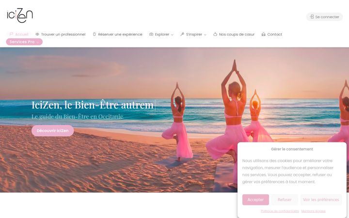 Screenshot of icizen.fr