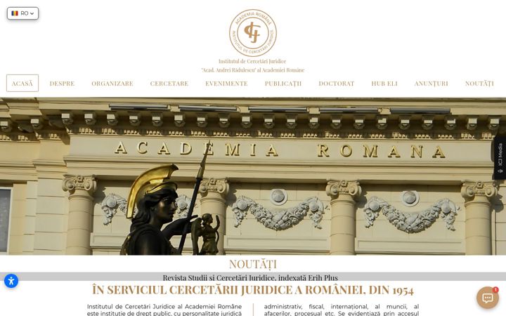 Captura de pantalla de icj.ro