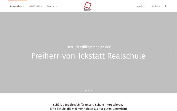 Screenshot of ickstatt.de