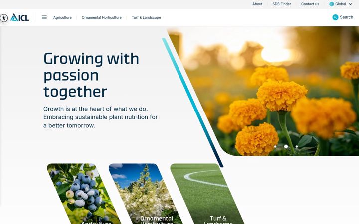 Screenshot of icl-growingsolutions.com