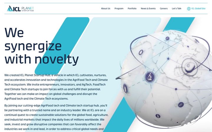 Screenshot of icl-planet.com