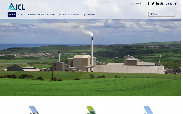 Screenshot of icl-uk.uk
