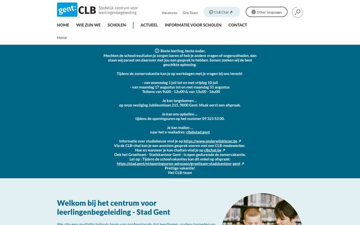 Screenshot of iclb.be