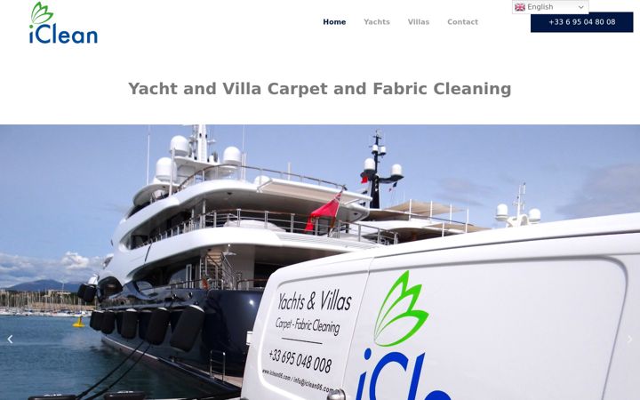 Screenshot of iclean06.com