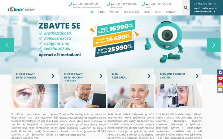 Screenshot of iclinic.cz