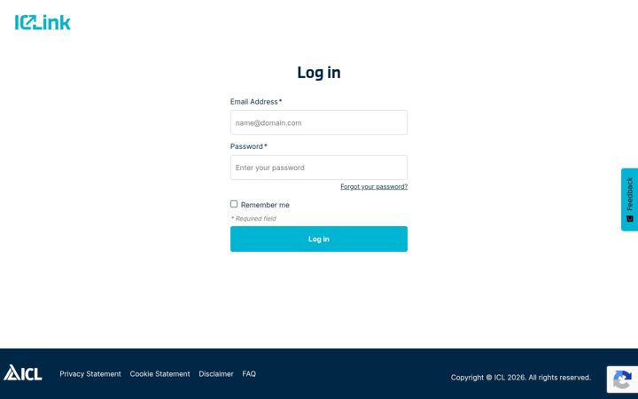 Screenshot of icllink.com