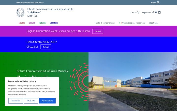 Screenshot of icluiginono.edu.it